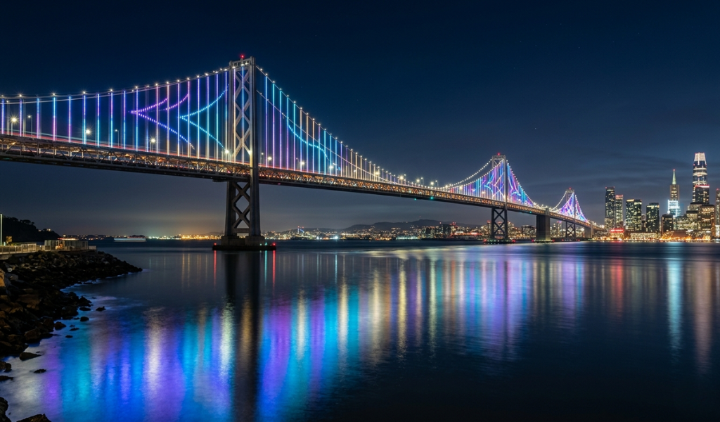 Bay Bridge Light Show