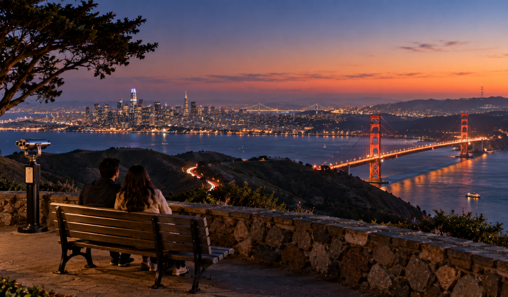 See San Francisco From a Scenic Viewpoint