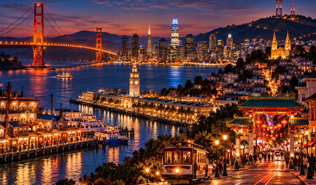 The Most Famous Landmarks to See in San Francisco At Night