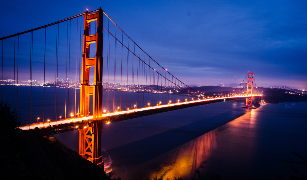  Walk Across the Golden Gate Bridge at Night